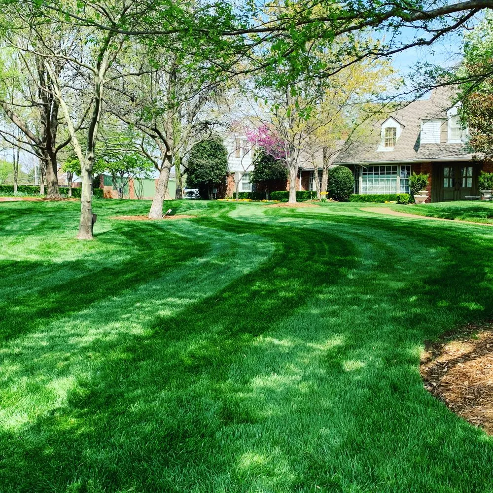 Trusted lawn mowing service for residential properties in Oklahoma City, OK by 4N Landscapes