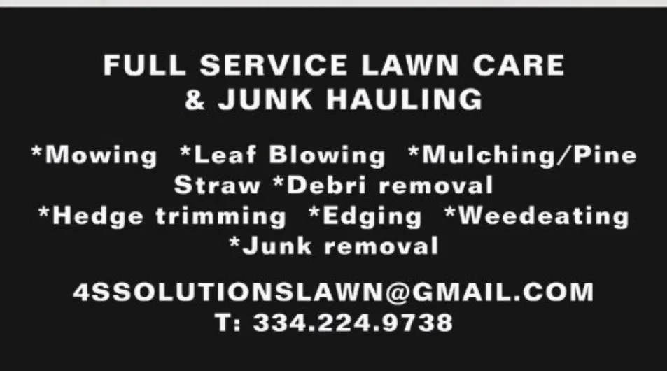 Top-rated landscaping services in Prattville, AL - 4S Solutions Lawn Care