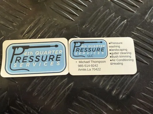 4th Quarter Pressure Service