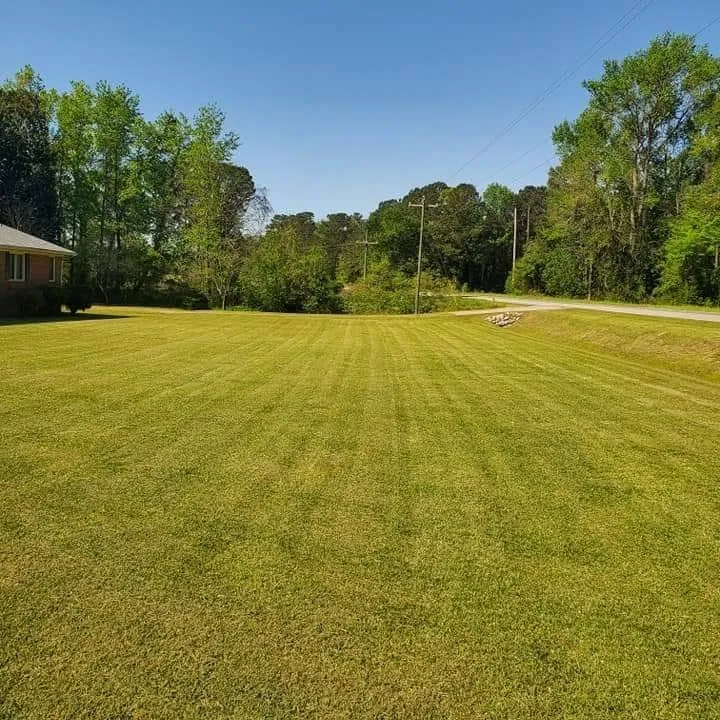 Custom landscape design for residential properties in Selma, NC by 5% Lawn Care & Landscaping