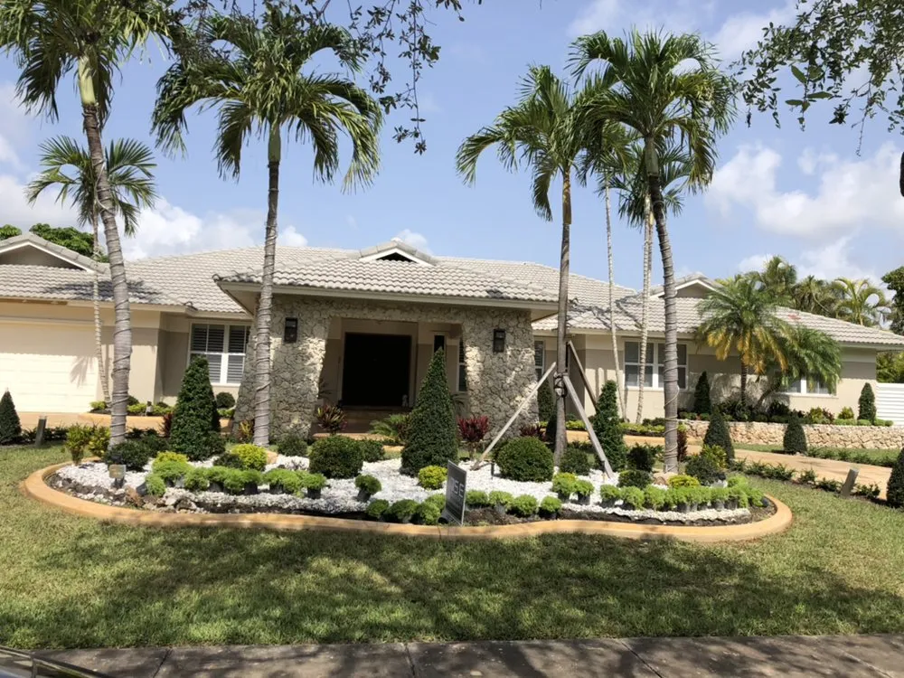 Affordable landscape installation for year-round maintenance in Miami, FL by 5 Star Borders & Landscape