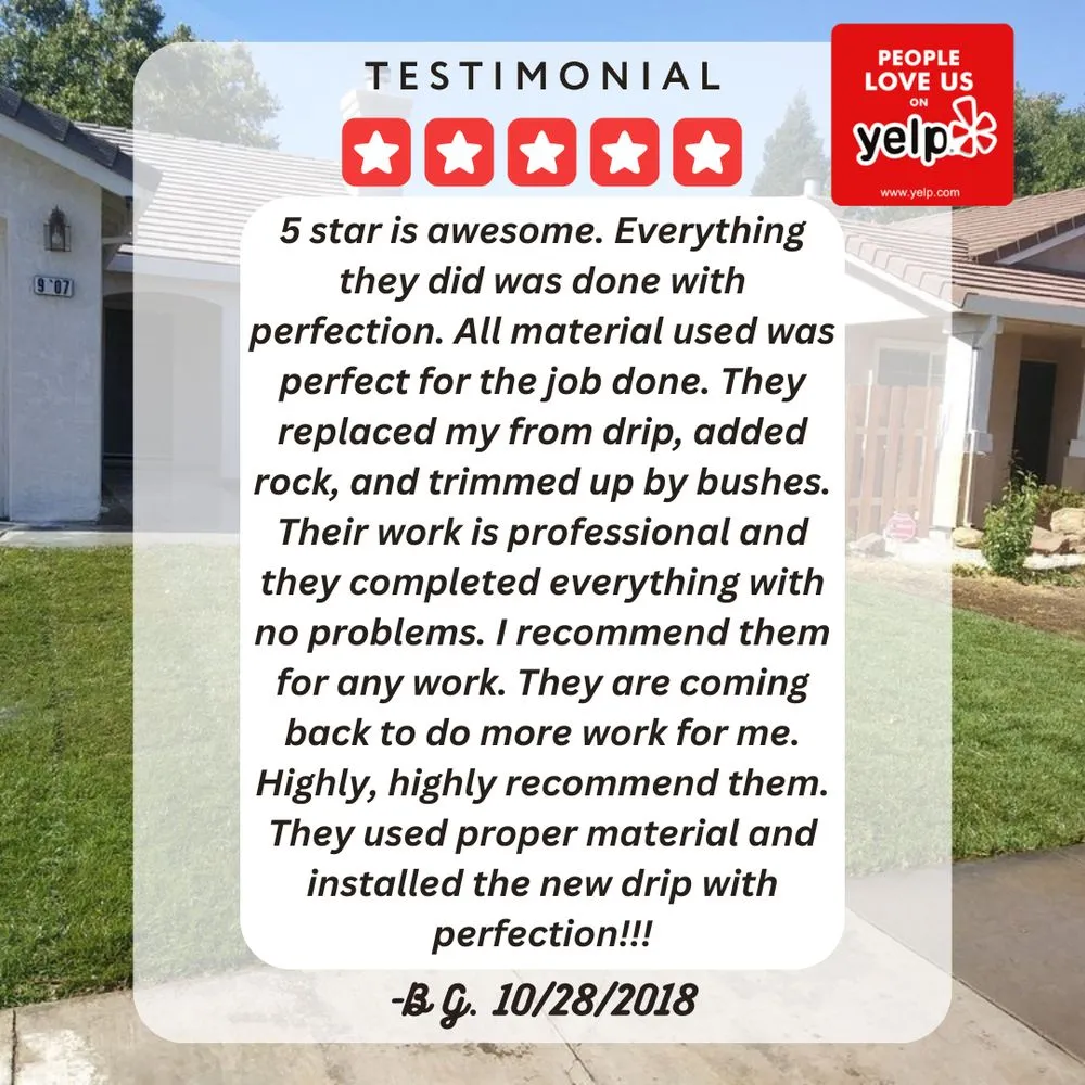 Professional landscaping services for year-round maintenance in Elk Grove, CA by 5 Star Gardening