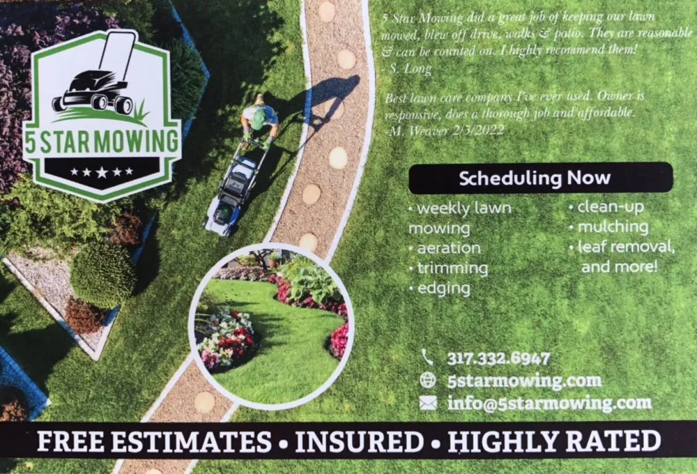 Expert landscape design experts serving Carmel, IN - 5 Star Mowing