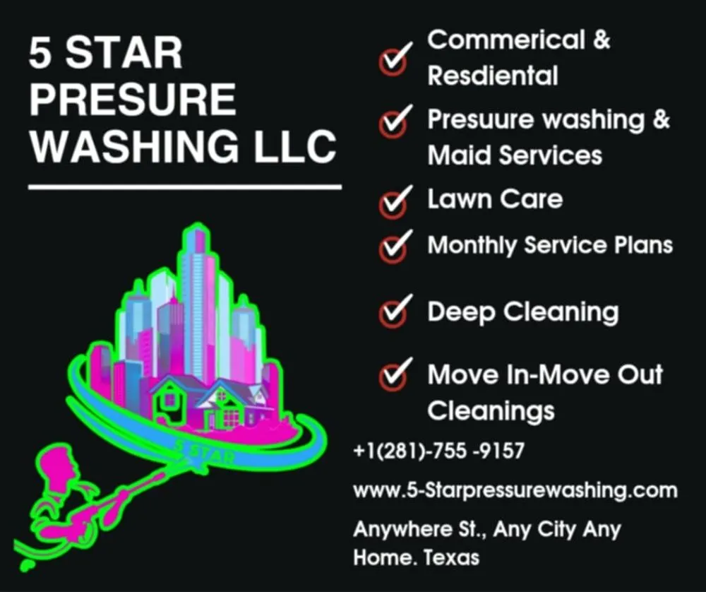 Reliable garden landscaping in Houston, TX by 5 Star Pressure Washing