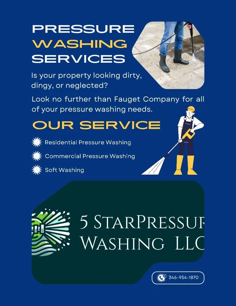 Custom lawn mowing service in Houston, TX by 5 Star Pressure Washing