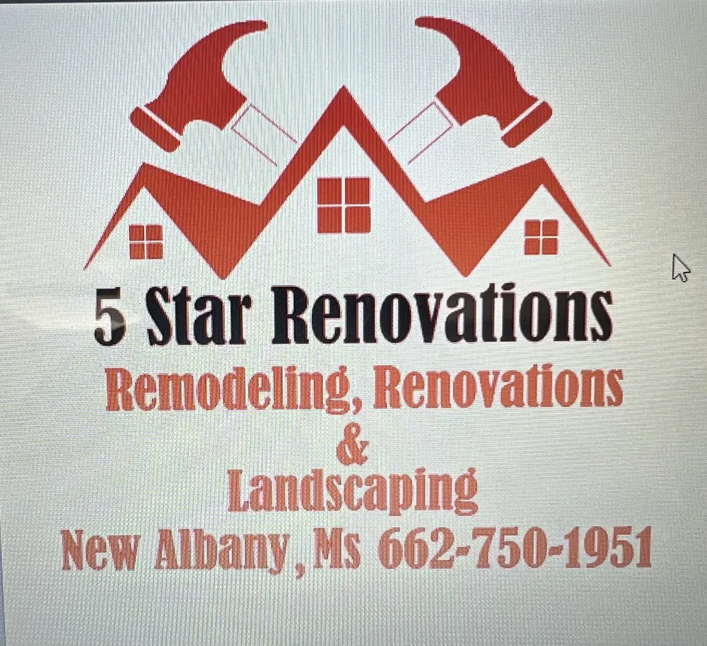 Professional lawn care service in New Albany, MS by 5 Star Renovations
