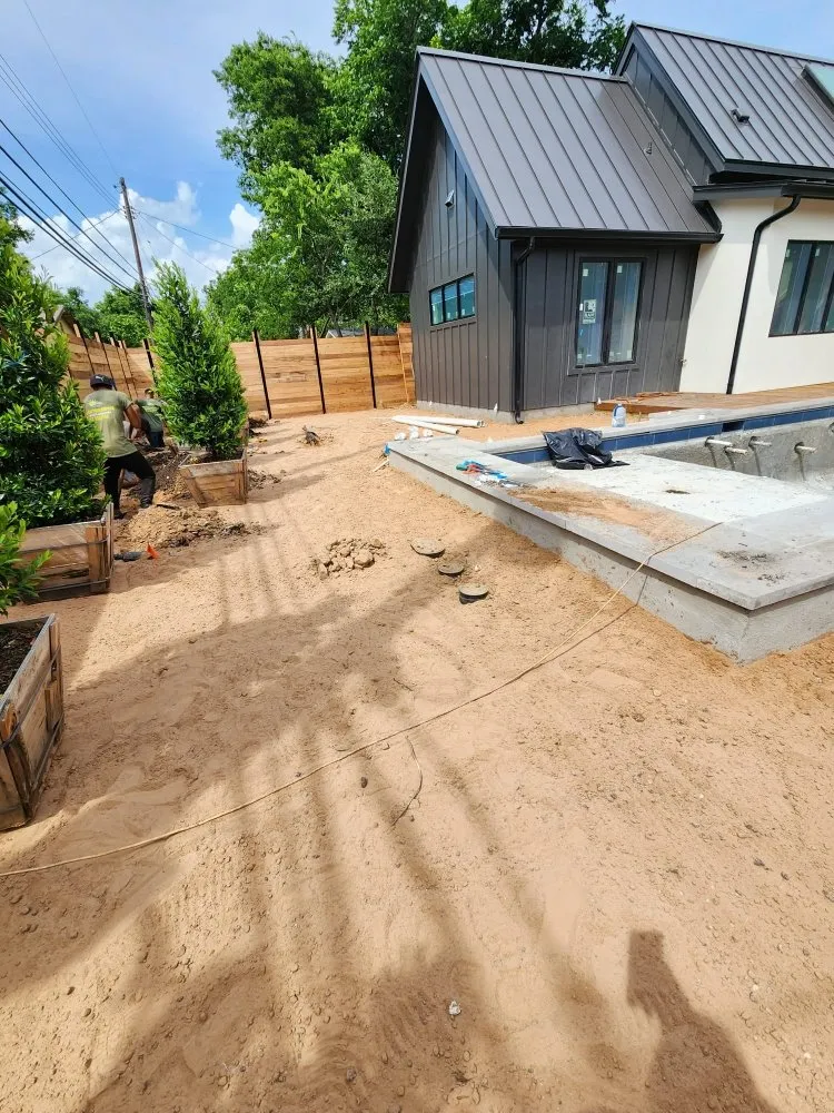 Custom yard cleanup service for beautiful yards in Austin, TX by 5 Stars Landscape