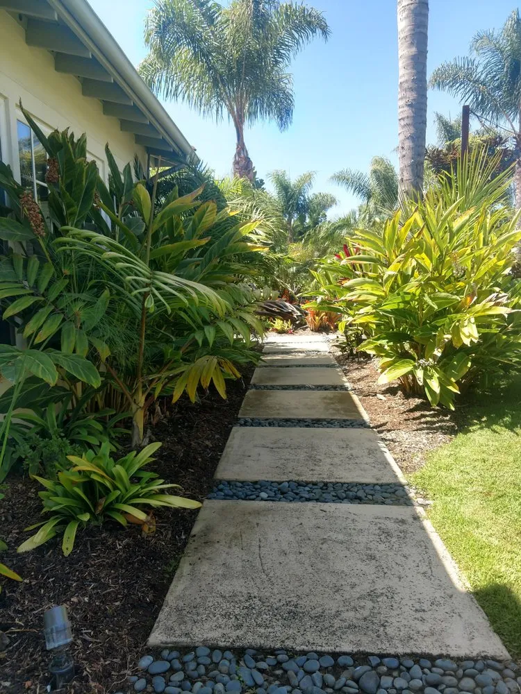 Custom outdoor landscaping in Long Beach, CA by 5 Stones Landscape Designs