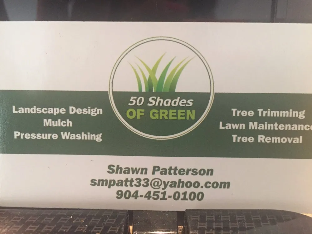 Trusted lawn care service in Jacksonville, FL by 50 Shades of Green