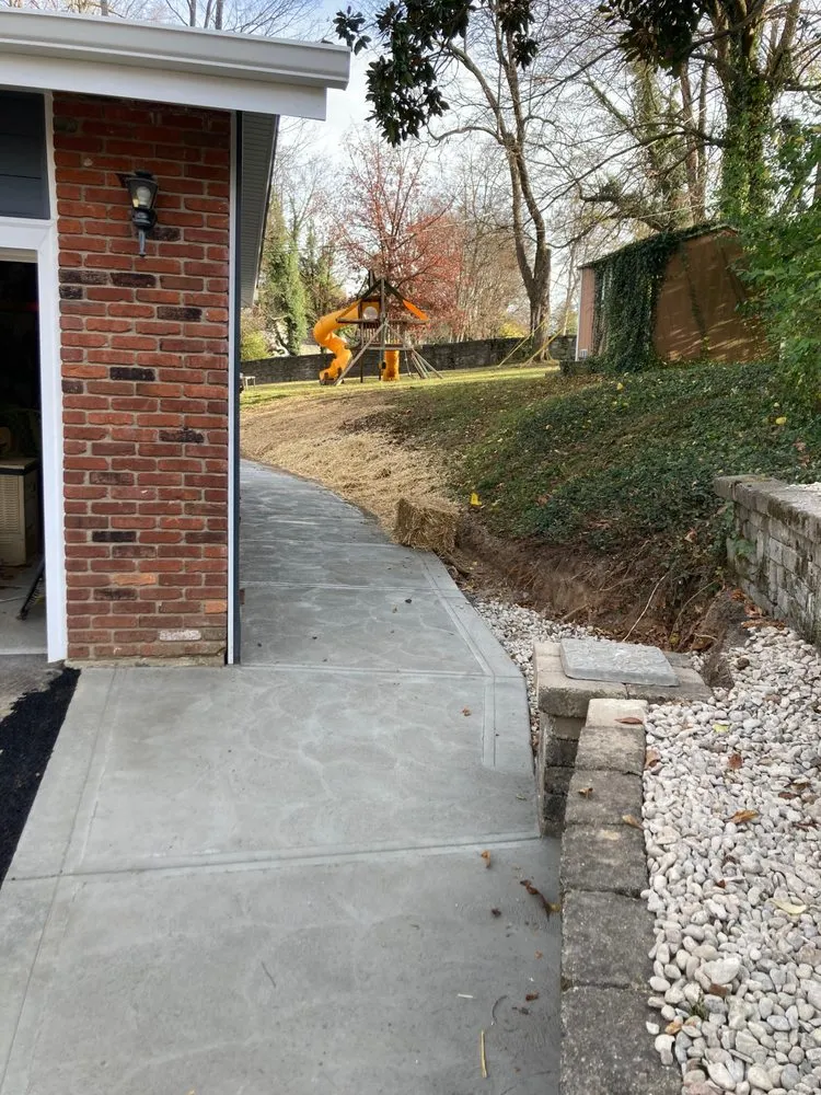 Professional landscape installation in Louisville, KY by 502 Construction