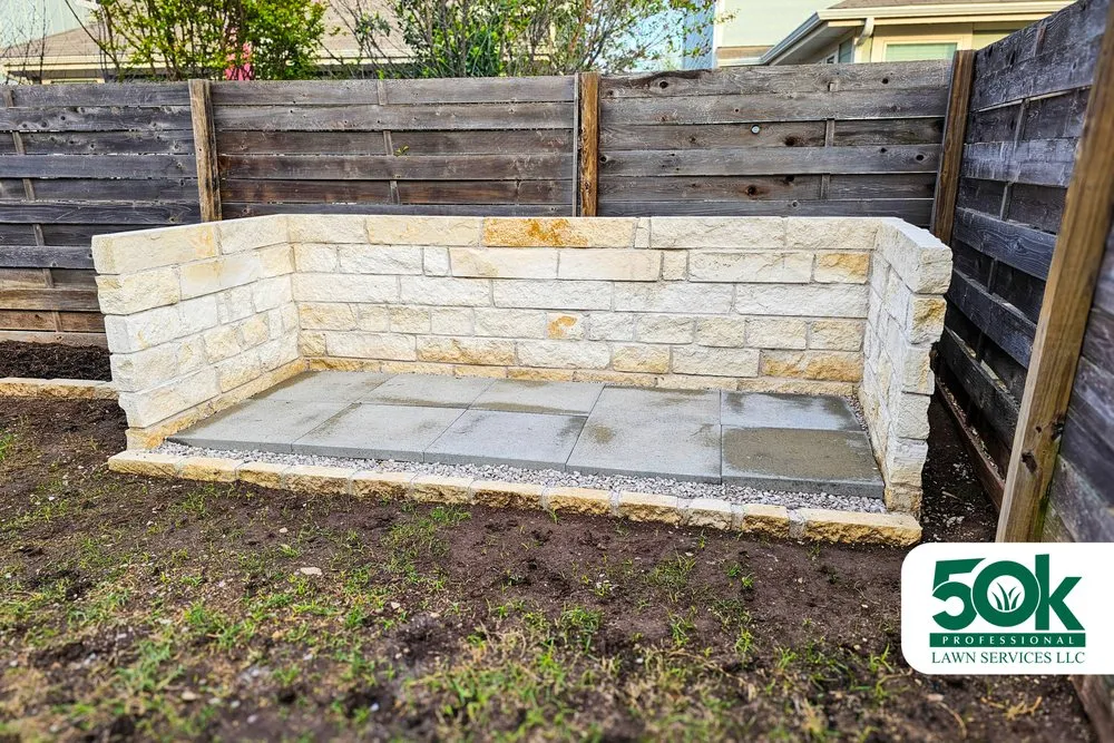 Custom landscape installation in Austin, TX - 50K Professional Lawn Services