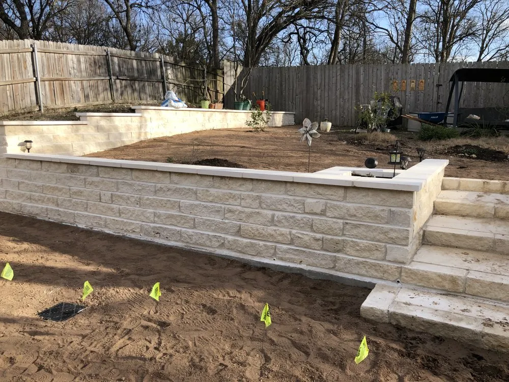 Professional yard cleanup service with custom design in Austin, TX by 512 Landscaping