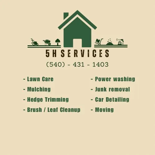 Custom lawn mowing service in Winchester, VA by 5h Services
