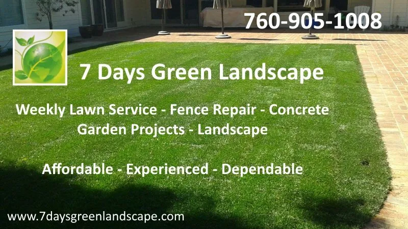 Expert lawn mowing service in Rancho Santa Fe, CA by 7 Days Green Landscape