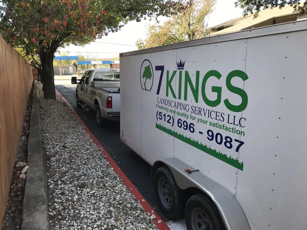 Professional landscaping services with custom design in Austin, TX by 7 Kings Landscaping Services