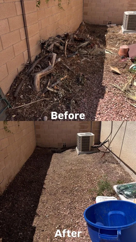 Custom landscape installation near you in Las Vegas, NV by 702 Junk Solutions