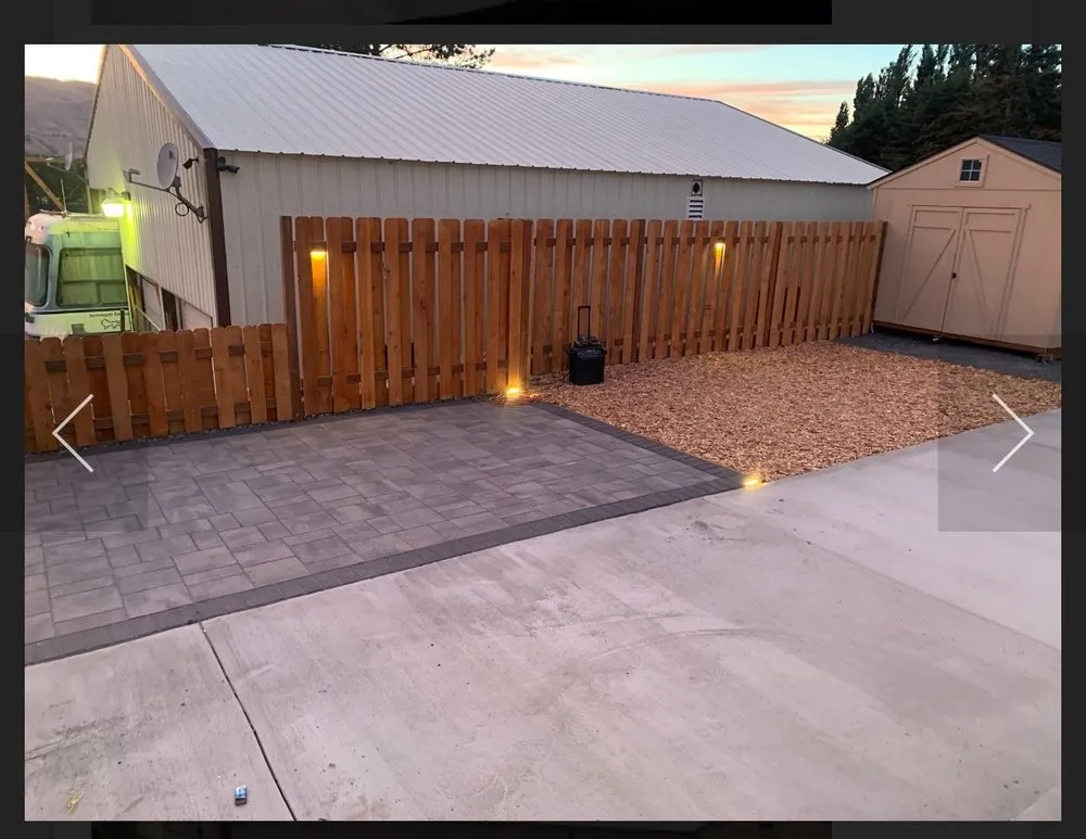 Custom landscape design in East Wenatchee, WA by 777 paver and landscaping