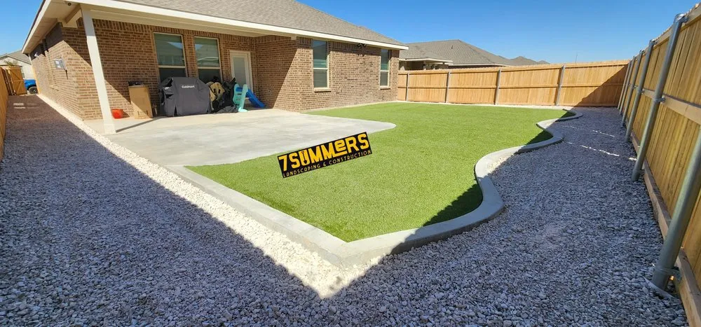 Reliable landscape installation for homes in Midland, TX by 7Summers