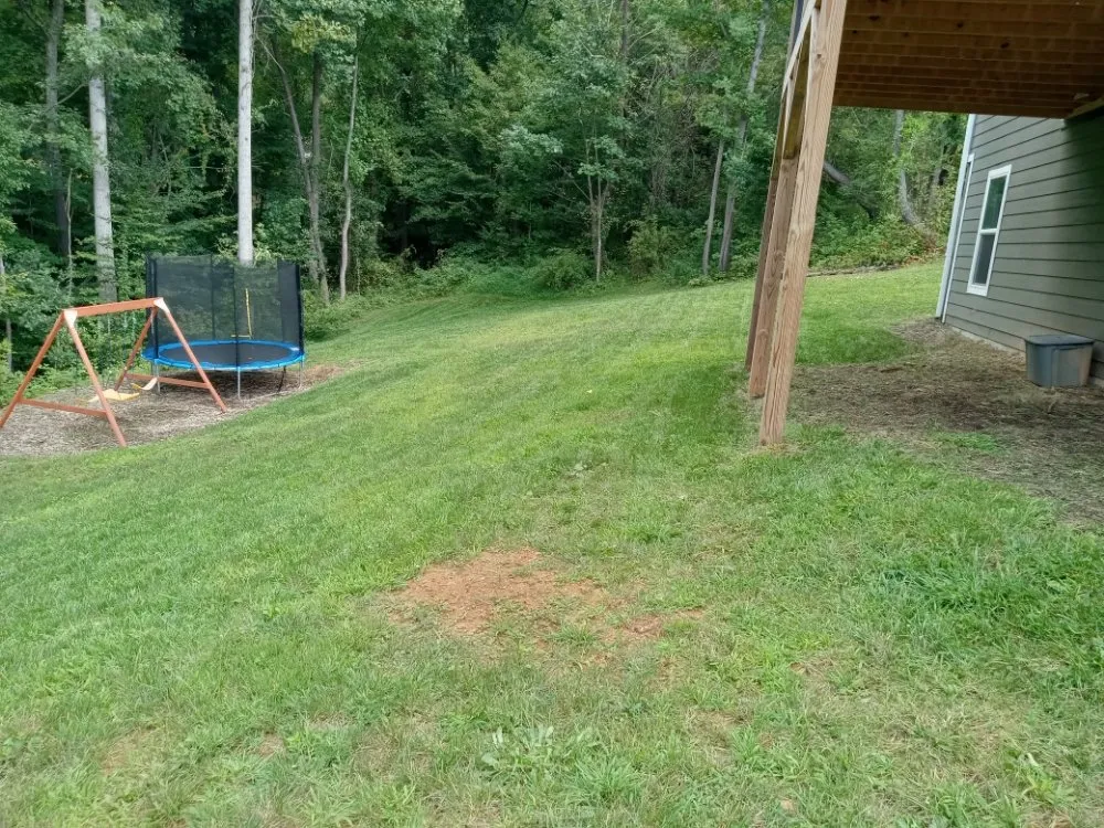 Local landscape installation in Asheville, NC by 828 Moving & Landscaping