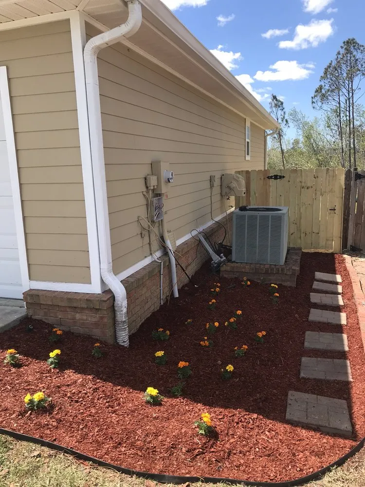 Custom outdoor landscaping in Panama City, FL by 850 Curb Appeal