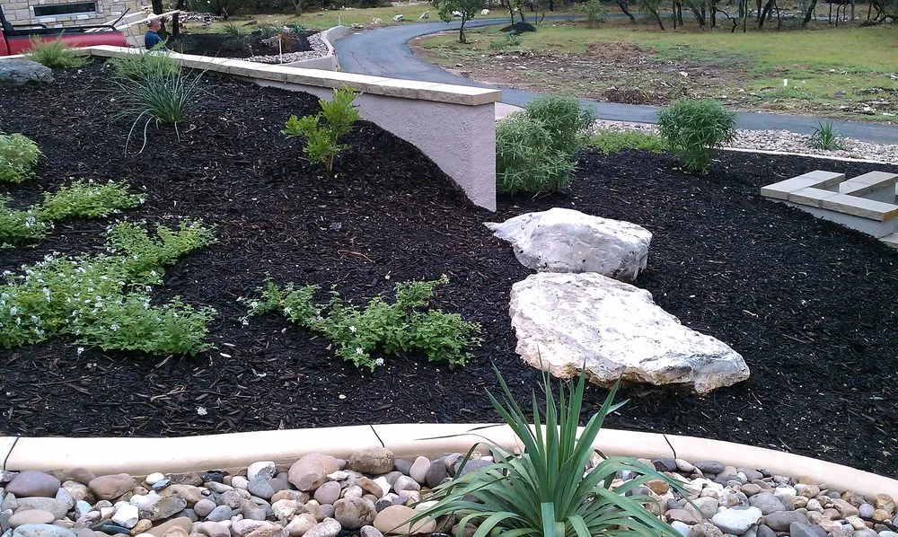 Custom lawn mowing service with custom design across San Antonio, TX - 9-1-1 Landscaping And Tree Services