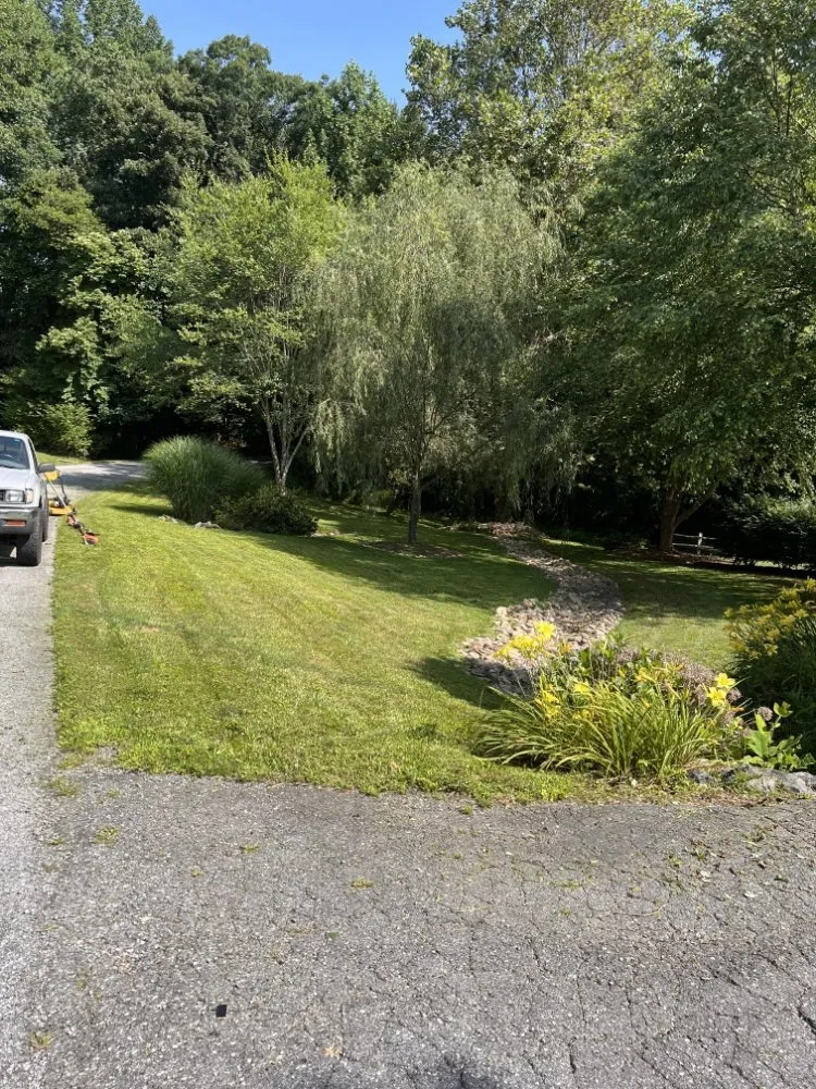 Affordable outdoor landscaping in Mills River, NC by 9-Juan-Juan Lawncare