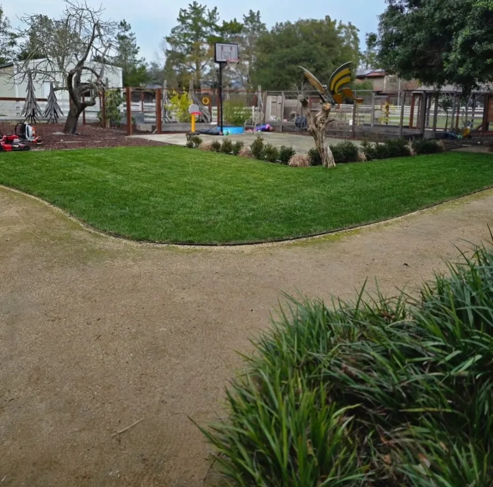 Custom lawn care service for outdoor upgrades in Napa, CA by 9 Line Landscaping