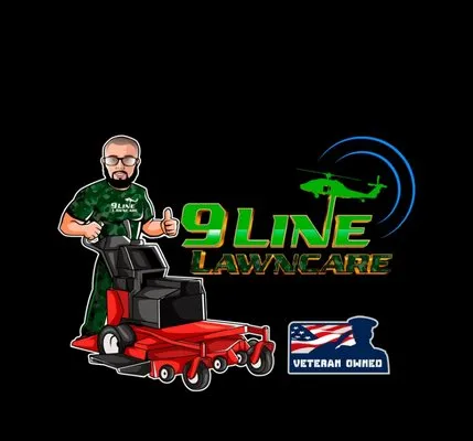 9 Line Lawncare Logo