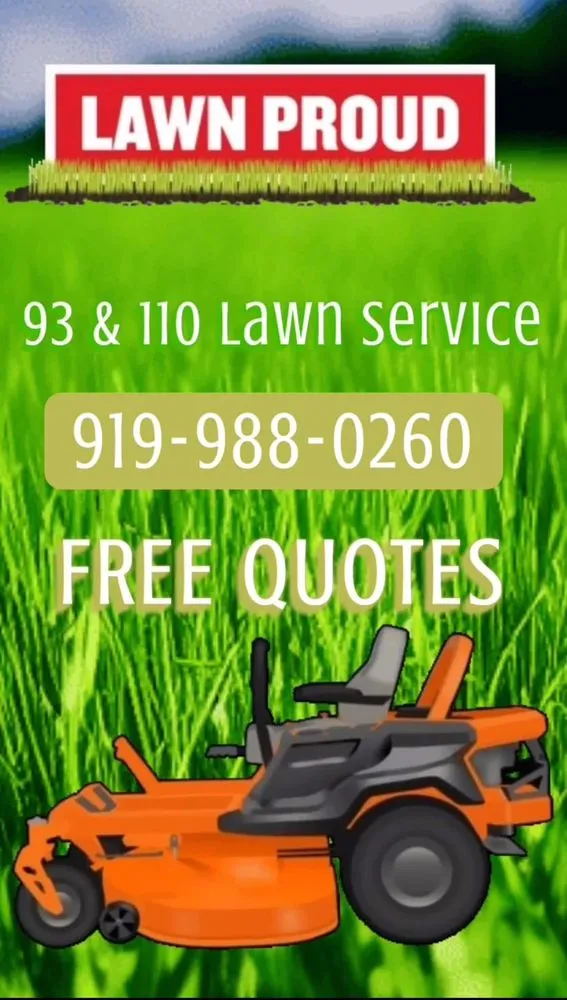 Expert lawn mowing service in Goldsboro, NC - 93 and 110 Lawn Service