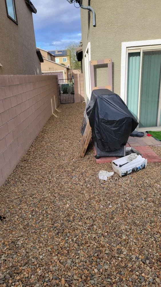 Custom garden landscaping for residential properties in Las Vegas, NV by A & A Landscaping