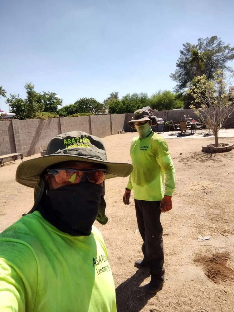 Top-rated lawn care service experts serving Glendale, AZ - A & A Petite Landscaping