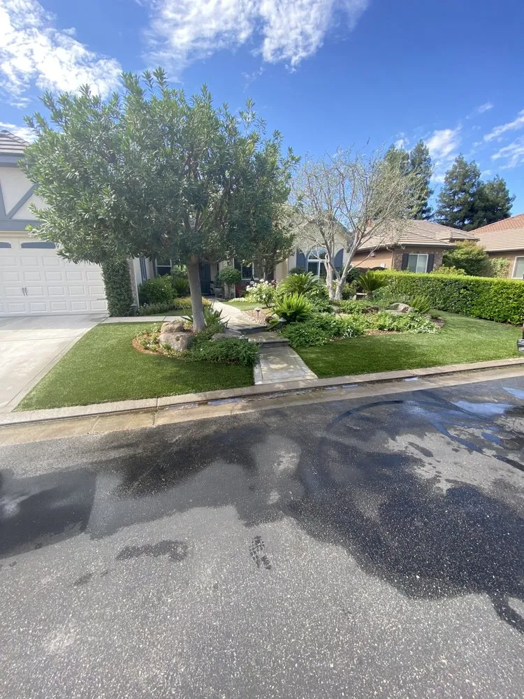 Local outdoor landscaping for homes across Fresno, CA - A & A Syn-Fresh