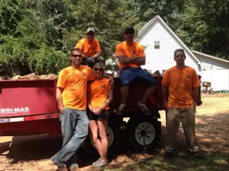 Professional yard cleanup service for beautiful yards across Fayetteville, GA - A & B Landscaping