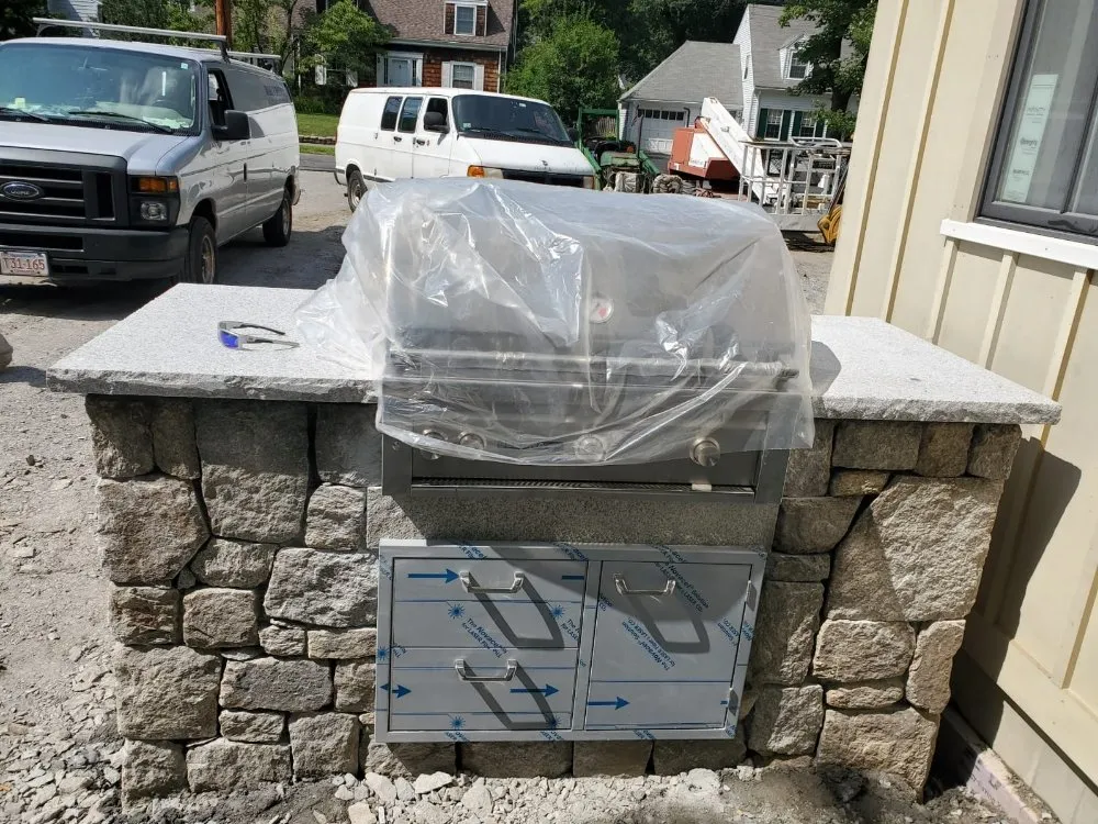 Local landscape installation in Marlborough, MA - A & D Landscaping & Construction