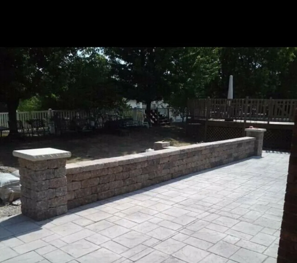 Custom garden landscaping in Saint Peters, MO by A & E Concrete And Retaining Walls