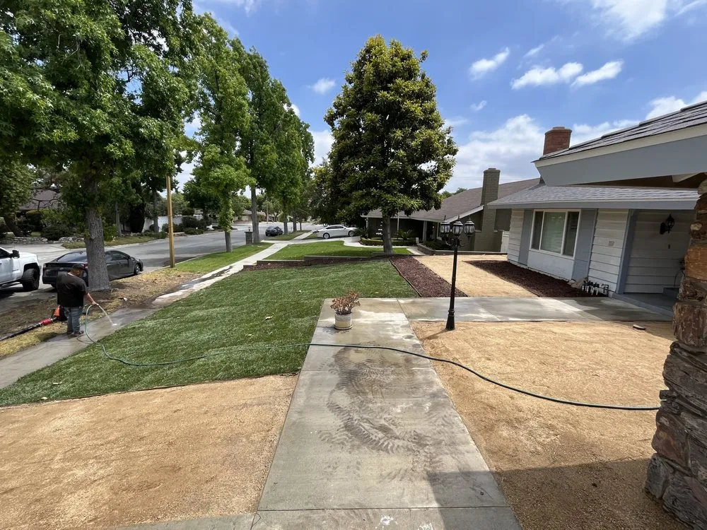 Custom yard maintenance experts serving Fontana, CA - A & E Landscaping and Gardening