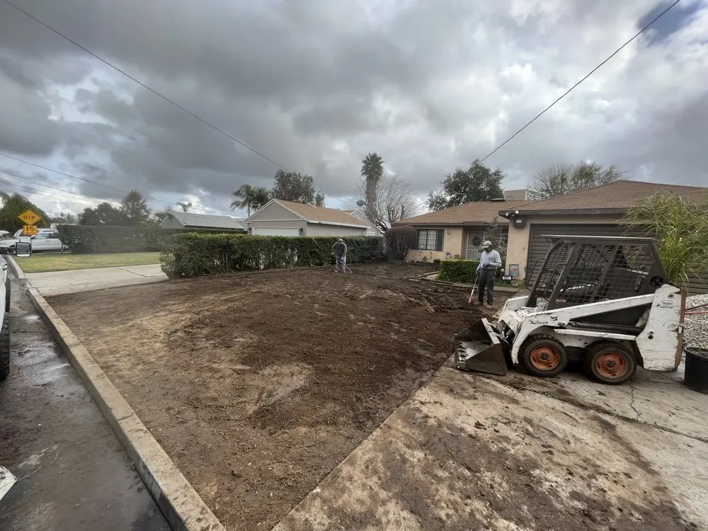 Trusted yard cleanup service for outdoor upgrades in Fontana, CA by A & E Landscaping and Gardening