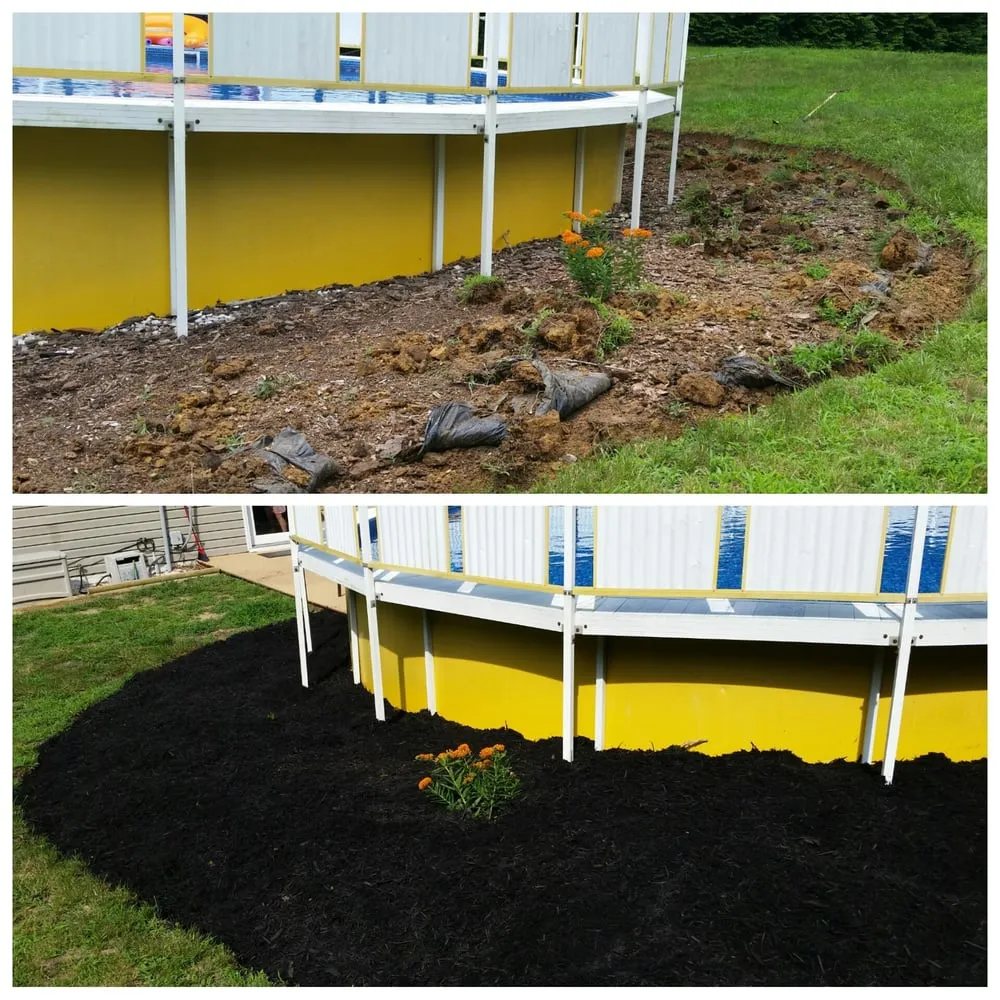 Custom yard cleanup service in Prince Frederick, MD by A & E Landscaping