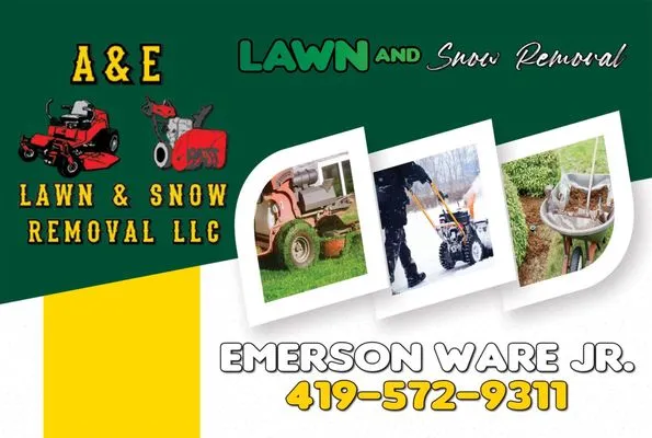 A & E Lawn & Snow Removal Logo