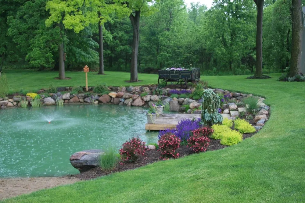 Trusted outdoor landscaping in Saline, MI by A & H Lawn Service