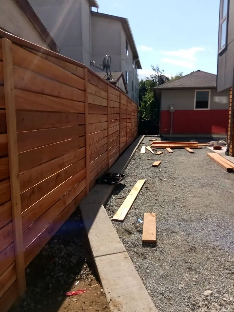 Local outdoor landscaping with custom design in Kent, WA by A & J Express Services