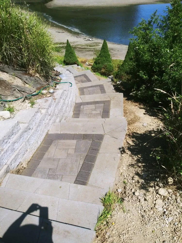 Custom lawn care service for outdoor upgrades across Belfair, WA - A & J Hardscape Paver