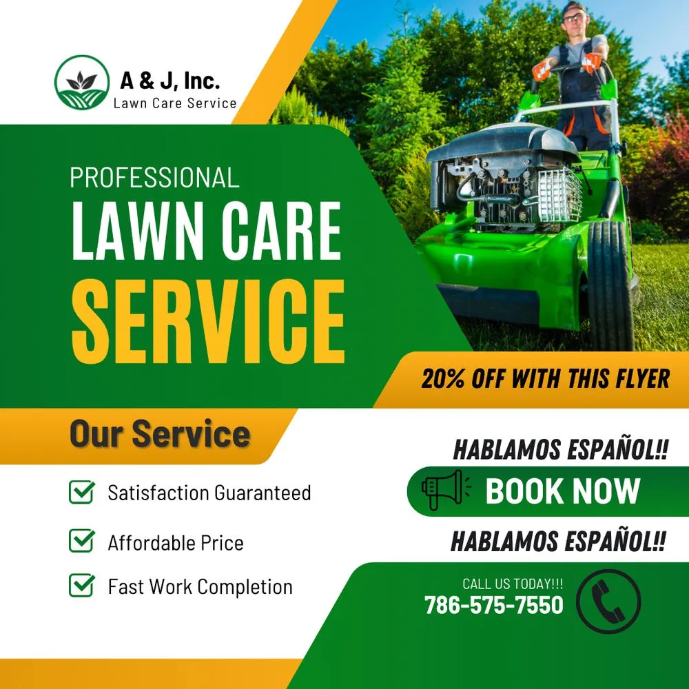 Affordable lawn care service for residential properties across Kissimmee, FL - A & J