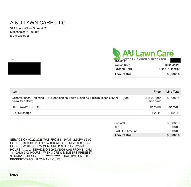 Professional lawn care service for outdoor upgrades in Manchester, NH by A & J Lawn Care