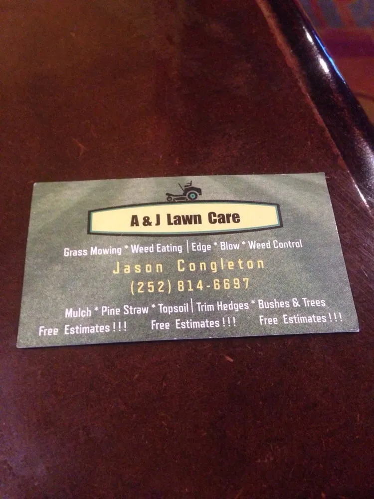 Local outdoor landscaping in Pitt, NC by A & J Lawn Care