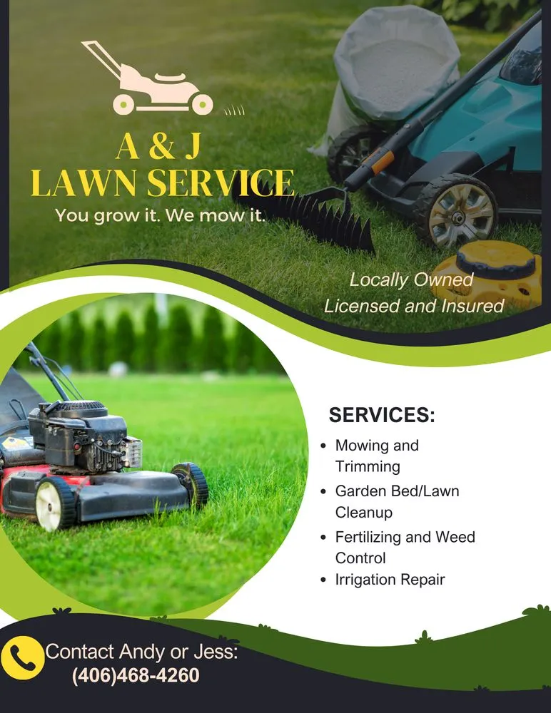 Professional yard cleanup service in Cascade, MT - A & J Lawn Service
