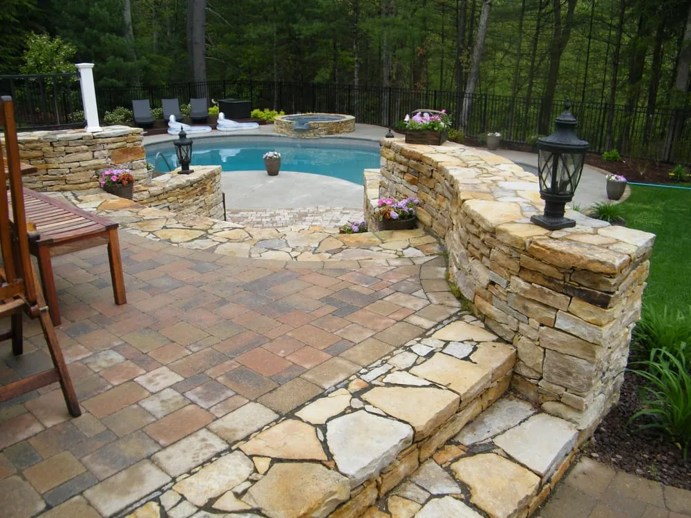 Expert outdoor landscaping for residential properties in East Longmeadow, MA by A & J Porfilio Landscaping Co