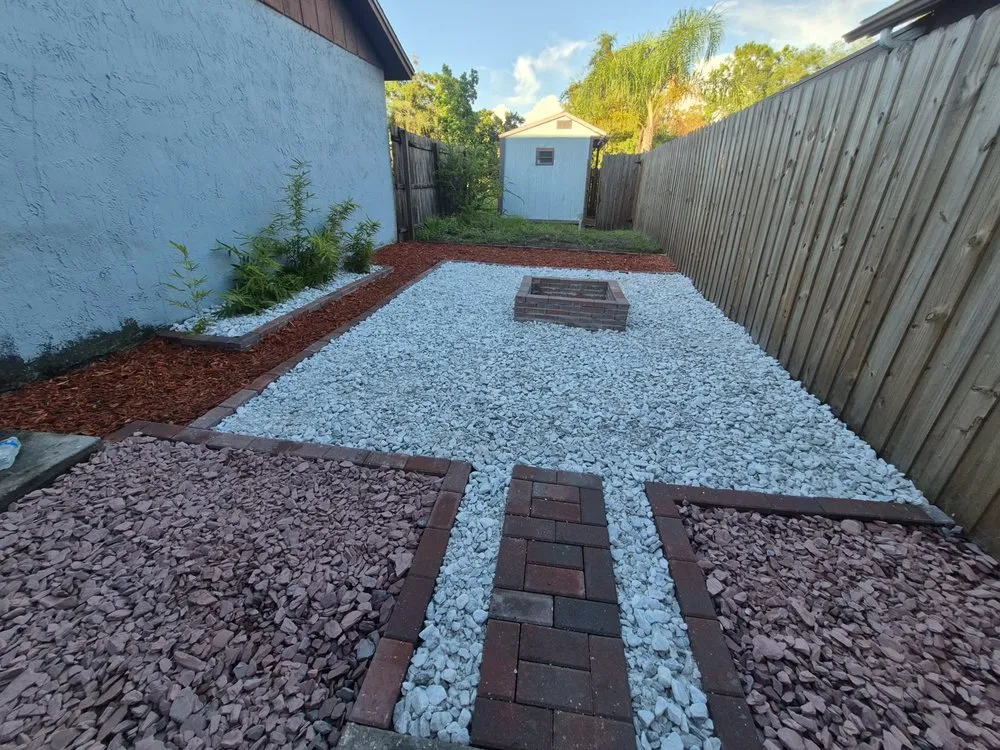 Professional garden landscaping in Temple Terr, FL - A & J Property Pros