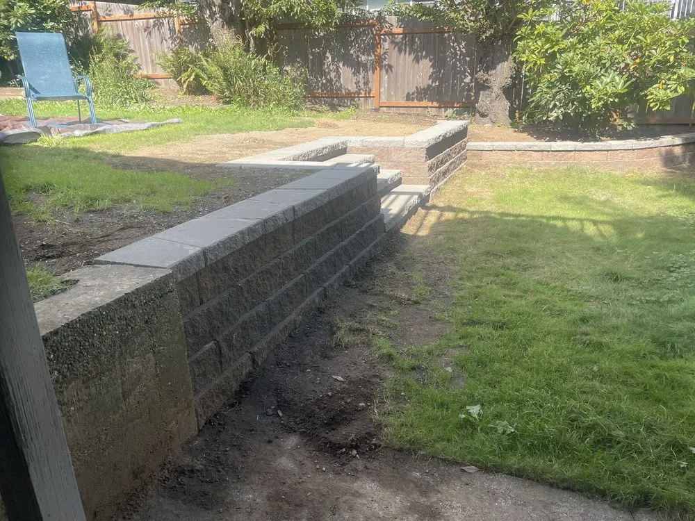 Custom lawn care service for beautiful yards across Brier, WA - A & J Retaining Walls