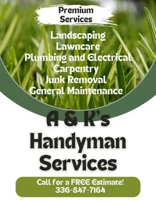 A & K handyman service Logo